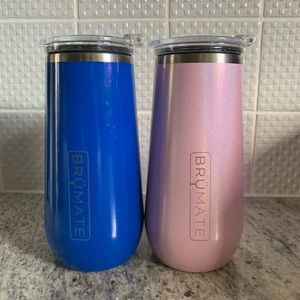 Brumate champagne flutes